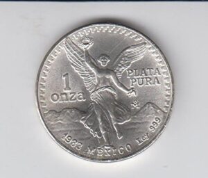 1983 mx mexico 1 oz. libertad silver coin 1 onza 1 oz about uncirculated