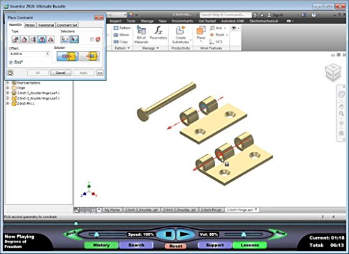 Autodesk Inventor 2015: Assemblies and Advanced Concepts – Video Training Course