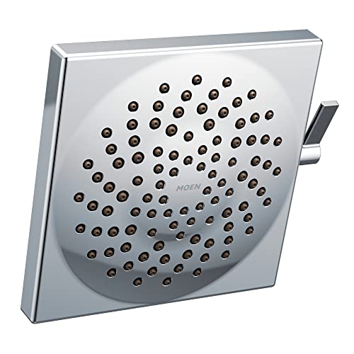 Moen Velocity Chrome Two-Function 8-1/2 Inch Diameter Spray Rainshower Showerhead, S6345