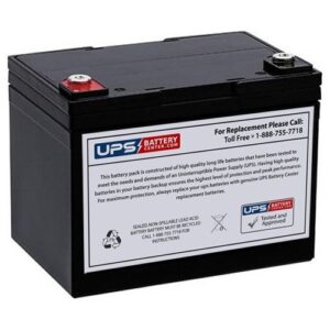 upsbatterycenter® 12v 35ah nb replacement battery for goal zero yeti 400 portable power station