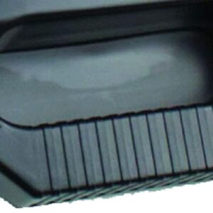 Sellstrom Lightweight, Heat Resistant Hand Held Iron Mask Welding Shield, 2" x 4.25" Shade 10 IR Plate, HDPE, Black Shield, S25000