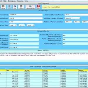 Mortgage And Loan Calculators 3.0 Deluxe for Mac [Download]