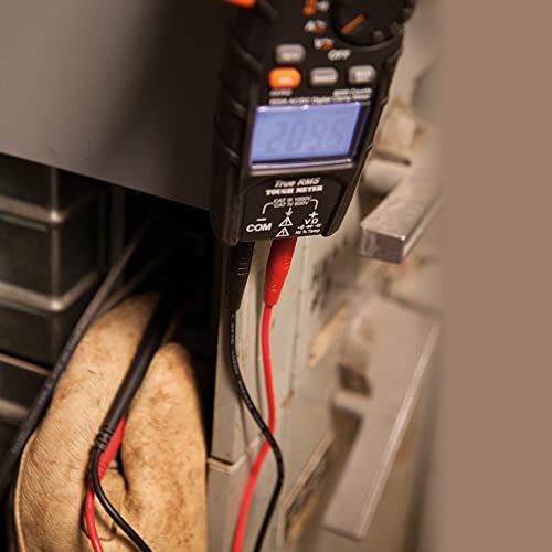 Klein Tools CL600 Electrical Tester, Digital Clamp Meter has Autorange TRMS, Measures AC Current, AC/DC Volts, Resistance, NCVT, More, 1000V