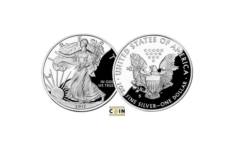 2012 S San Francisco Proof American Silver Eagle No Original Packaging Included 1 Ounce .999 Silver Proof $1 2012 S 75th Anniversary Silver Eagle Proof Scarce $1 Seller DCAM