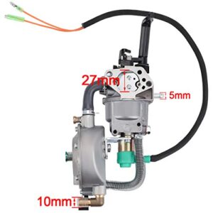 HIPA GX390 188F Generator Dual fuel carburetor LPG CNG conversion kit 4.5-5.5KW manual choke