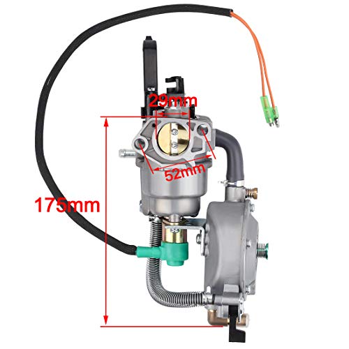 HIPA GX390 188F Generator Dual fuel carburetor LPG CNG conversion kit 4.5-5.5KW manual choke