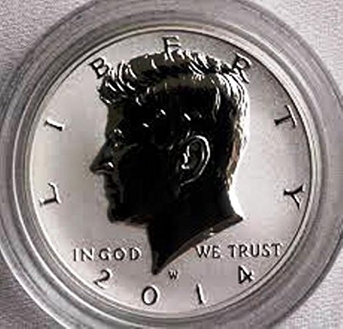 2014 W Kennedy 2014 W Reverse Proof Silver Kennedy Half Dollar Very Good DCAM