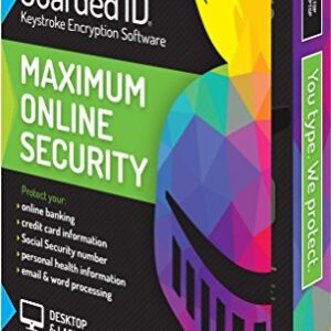 GuardedID Anti-Malware Keystroke Encryption Software | 1 Year, 2 Devices | PC, Mac