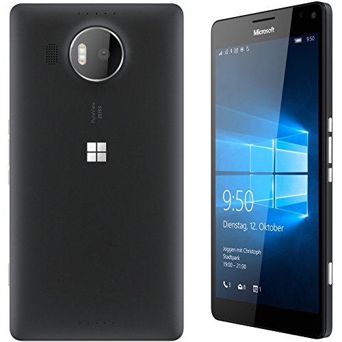 Microsoft Lumia 950 XL RM-1085 32GB Black, Single Sim, 5.7", 20MP, 3GB Ram, Unlocked International Model, No Warranty