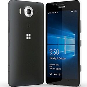 Microsoft Lumia 950 XL RM-1085 32GB Black, Single Sim, 5.7", 20MP, 3GB Ram, Unlocked International Model, No Warranty