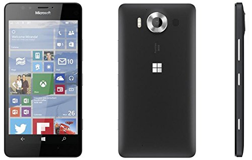 Microsoft Lumia 950 XL RM-1085 32GB Black, Single Sim, 5.7", 20MP, 3GB Ram, Unlocked International Model, No Warranty