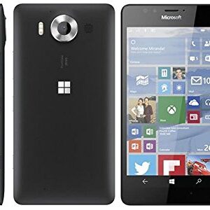 Microsoft Lumia 950 XL RM-1085 32GB Black, Single Sim, 5.7", 20MP, 3GB Ram, Unlocked International Model, No Warranty