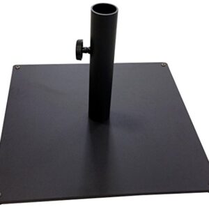 Tropishade Steel Plate Umbrella Base, 36 lbs, Black
