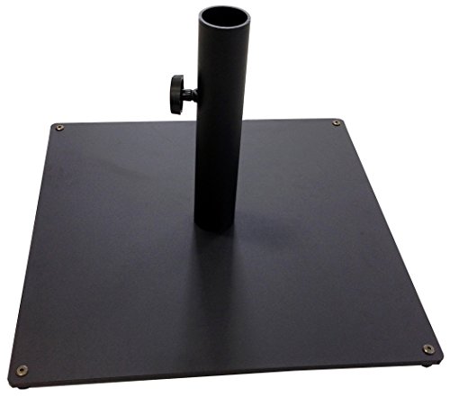 Tropishade Steel Plate Umbrella Base, 36 lbs, Black