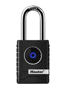 master lock padlock, outdoor personal use bluetooth lock, 2-7/32 in. wide, 4401dlh