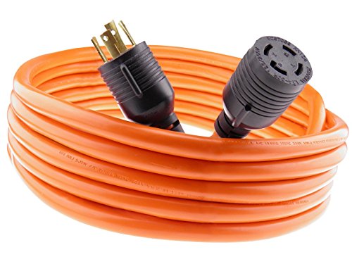 Nema L14-30 Generator Power Cord 4 Wire 10 Gauge 125/250v 30 Amp 7500 watts (20 Feet)