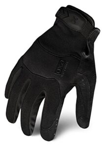ironclad exot-pblk-22-s women's tactical operator pro glove, stealth black, small