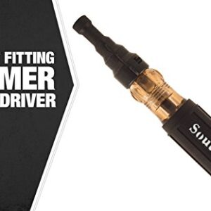 Southwire SDCFR Conduit Fitting Reaming Screwdriver; Heavy Duty; Dual Function; Multi Use Detachable Head; Compatible with Drill; Cushion Grip Handles for Comfort
