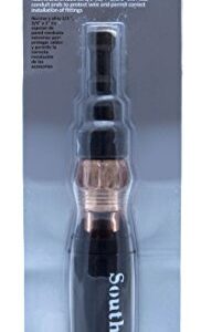 Southwire SDCFR Conduit Fitting Reaming Screwdriver; Heavy Duty; Dual Function; Multi Use Detachable Head; Compatible with Drill; Cushion Grip Handles for Comfort