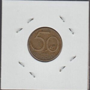 1961 AT Austrian Shield Half Dollar Choice Fine Details