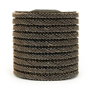 BHA Grinding and Sanding Flap Discs T27, 4-1/2" x 7/8", 40 Grit - 10 Pack