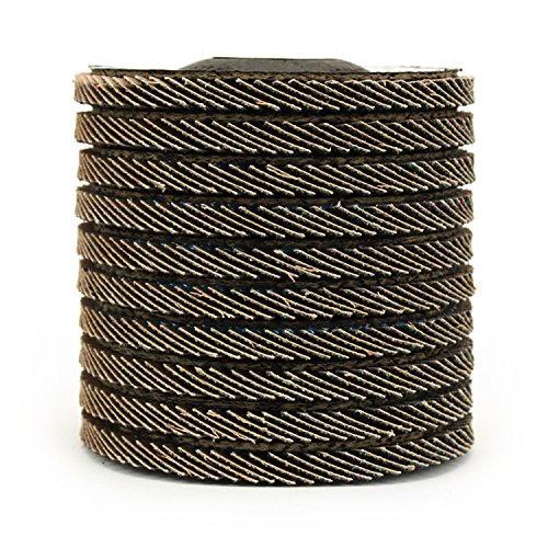 BHA Grinding and Sanding Flap Discs T27, 4-1/2" x 7/8", 40 Grit - 10 Pack