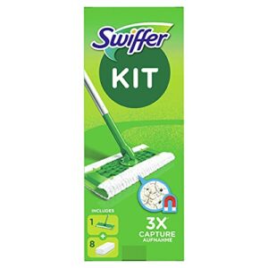 swiffer set 1 floor mop plus 8 floor dusters