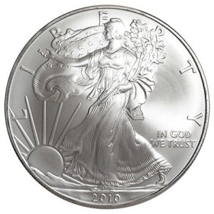 2010 W AMERICAN SILVER EAGLES $1 Brilliant Uncirculated US Mint