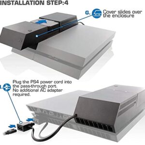 Storite Storage Expansion for PS4, Hard Drive DataBank (GameBar) (PS4 4TB Expansion)