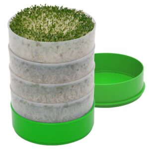 kitchen crop vkp1200 seed sprouter, | 6" diameter trays, 1 oz alfalfa included