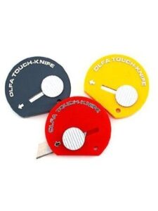 olfa touch knife assorted each [pack of 6 ]