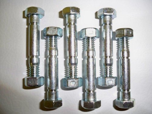 6 Pack, Shear Pins & Nuts for Ariens 510015, 51001500. Also replaces Snapper 1-3865, 9-1550, Model: 510015, Home/Garden & Outdoor Store