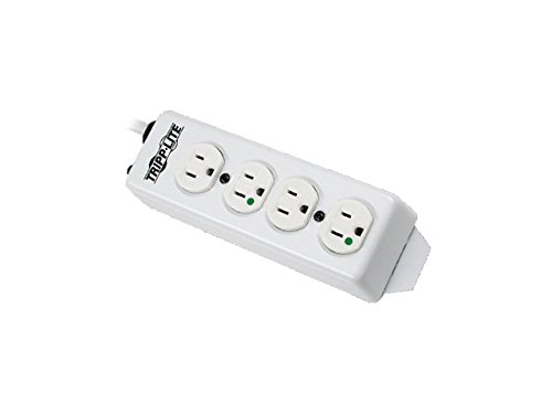 TRIPP LITE PS-415-HG Power Strip, Hospital Grade, 4 Outlets by Tripp Lite