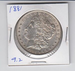 1881 morgan silver dollar- circulated coin- $1 extremely fine