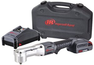 ingersoll rand w5330 20v 3/8" cordless right angle tool, kit with tool/charger/case/ 1 battery