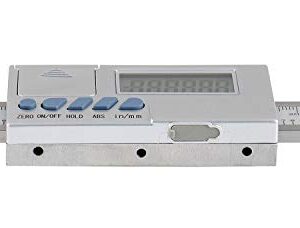 Accusize Industrial Tools 0-8''/0-200 mm by 0.0005''/0.01 mm Horizontal Electronic Digital DRO Scale Unit, Abho-0008