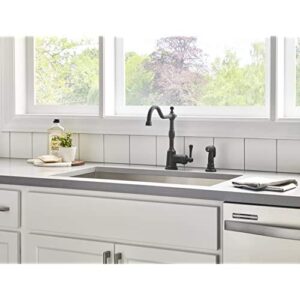 Gerber D401157BS Kitchen Faucet, Satin Black