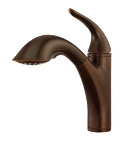 danze d455121br kitchen faucet, tumbled bronze