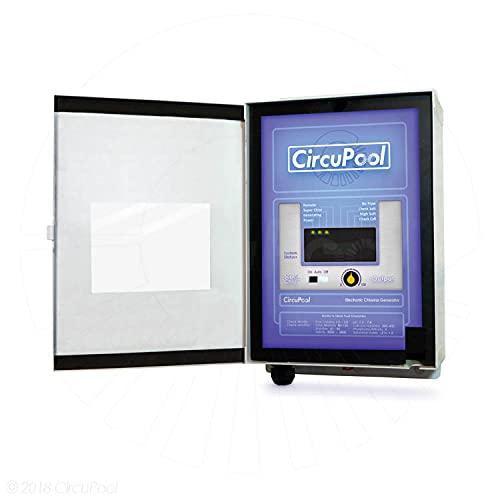 CircuPool® Universal40 Saltwater Chlorinator - Complete System with 40k-Gallon Max Cell - Compatible with existing Systems,Titanium Cell & 4 Year Warranty