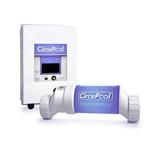 CircuPool® Universal40 Saltwater Chlorinator - Complete System with 40k-Gallon Max Cell - Compatible with existing Systems,Titanium Cell & 4 Year Warranty
