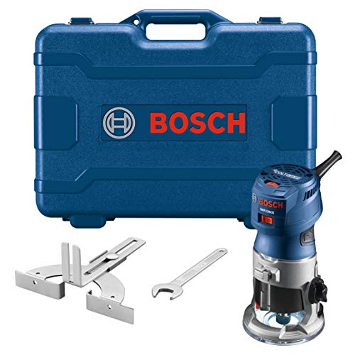 BOSCH GKF125CEK Colt 1.25 HP (Max) Variable-Speed Palm Router Kit with Edge Guide