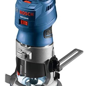 BOSCH GKF125CEK Colt 1.25 HP (Max) Variable-Speed Palm Router Kit with Edge Guide