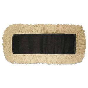 boardwalk bwk1618 18 in. x 5 in. disposable cotton dust mop head