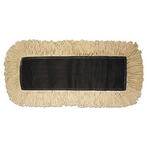 Boardwalk BWK1618 18 in. x 5 in. Disposable Cotton Dust Mop Head