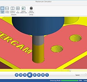 Mastercam X8-X9 LATHE & C-Y AXIS Video Tutorial HD DVD