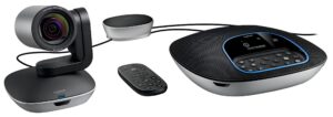 logitech group usb hd video and audio conferencing system for big meeting rooms