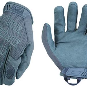 Mechanix Wear: The Original Tactical Work Gloves with Secure Fit, Flexible Grip for Multi-Purpose Use, Durable Touchscreen Safety Gloves for Men (Grey, X-Large)