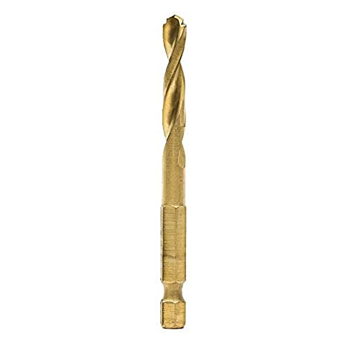 DEWALT DD5116 Impact Ready Titanium Nitride Coated Drill Bit, 1/4"