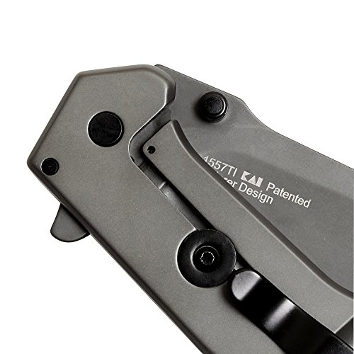 Kershaw Ferrite Pocket Knife, 3.3" 8Cr13MoV Steel Clip Point Blade, One-Handed Spring Assisted Opening EDC,Silver