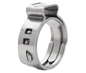 supply giant qylu-ds34-70 oetiker style pinch clamps pex cinch rings 1/2 inch, stainless steel pack of 50